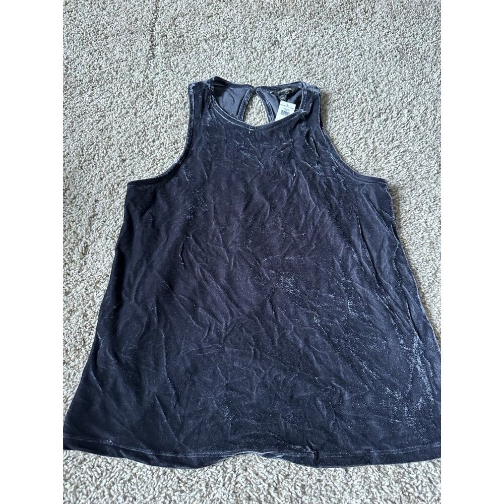 Banana Republic Velvet Sleeveless Blouse Size Small Career Casual
